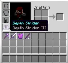 Depth strider boots in character box