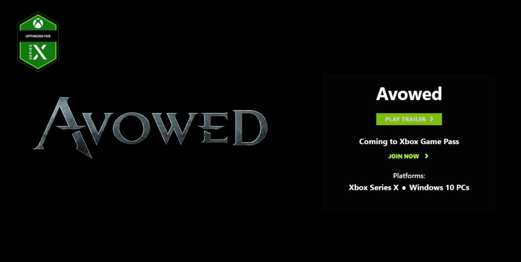 avowed game release date
