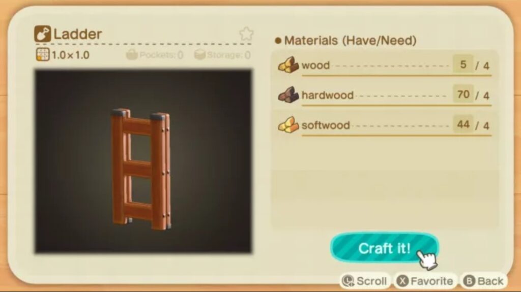 How to Get a Ladder in Animal Crossing