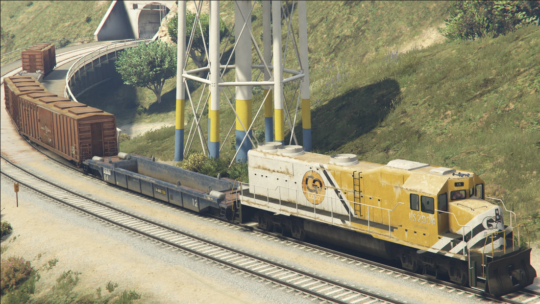how to stop the train in gta 5