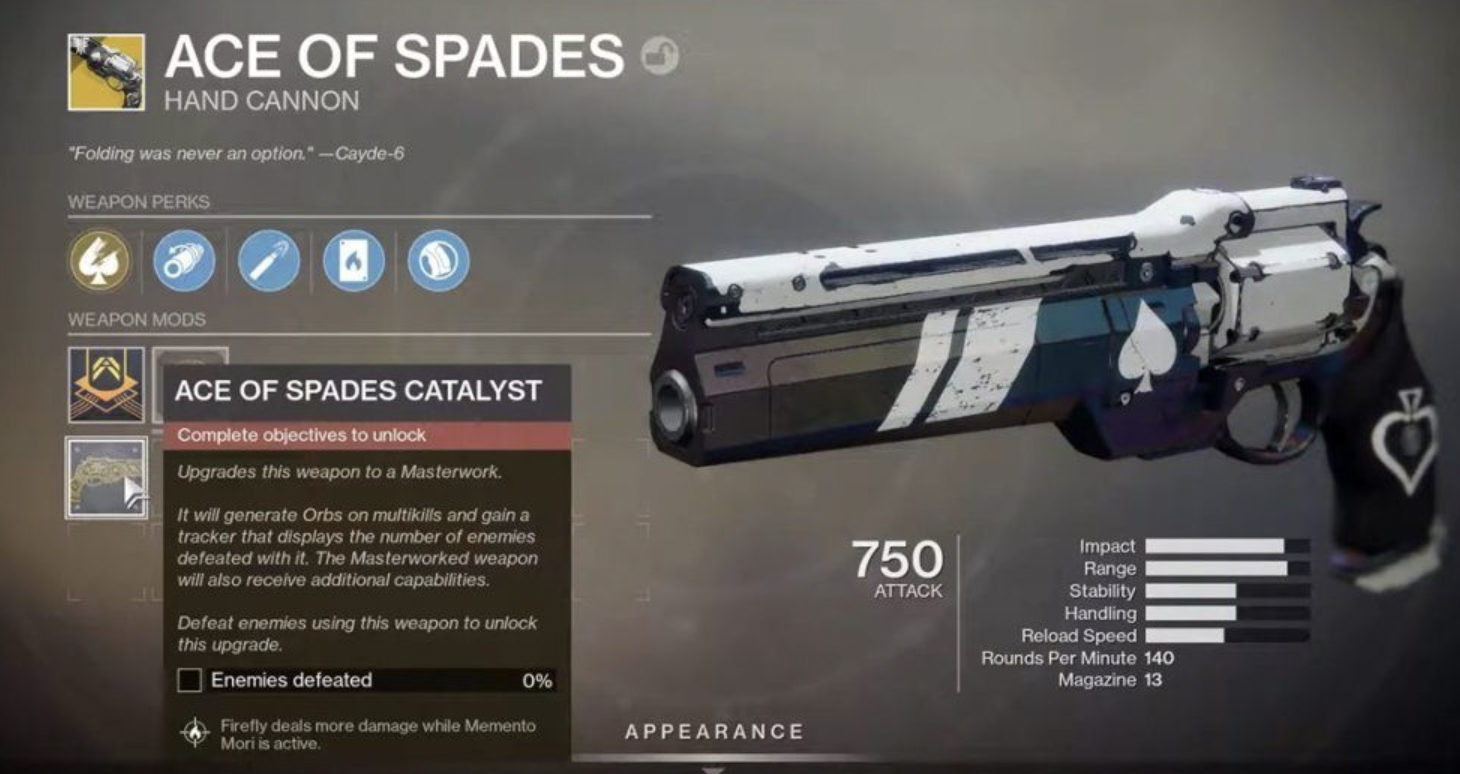 Ace Of Spades Catalyst