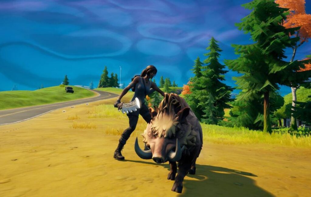 how to tame a boar fortnite