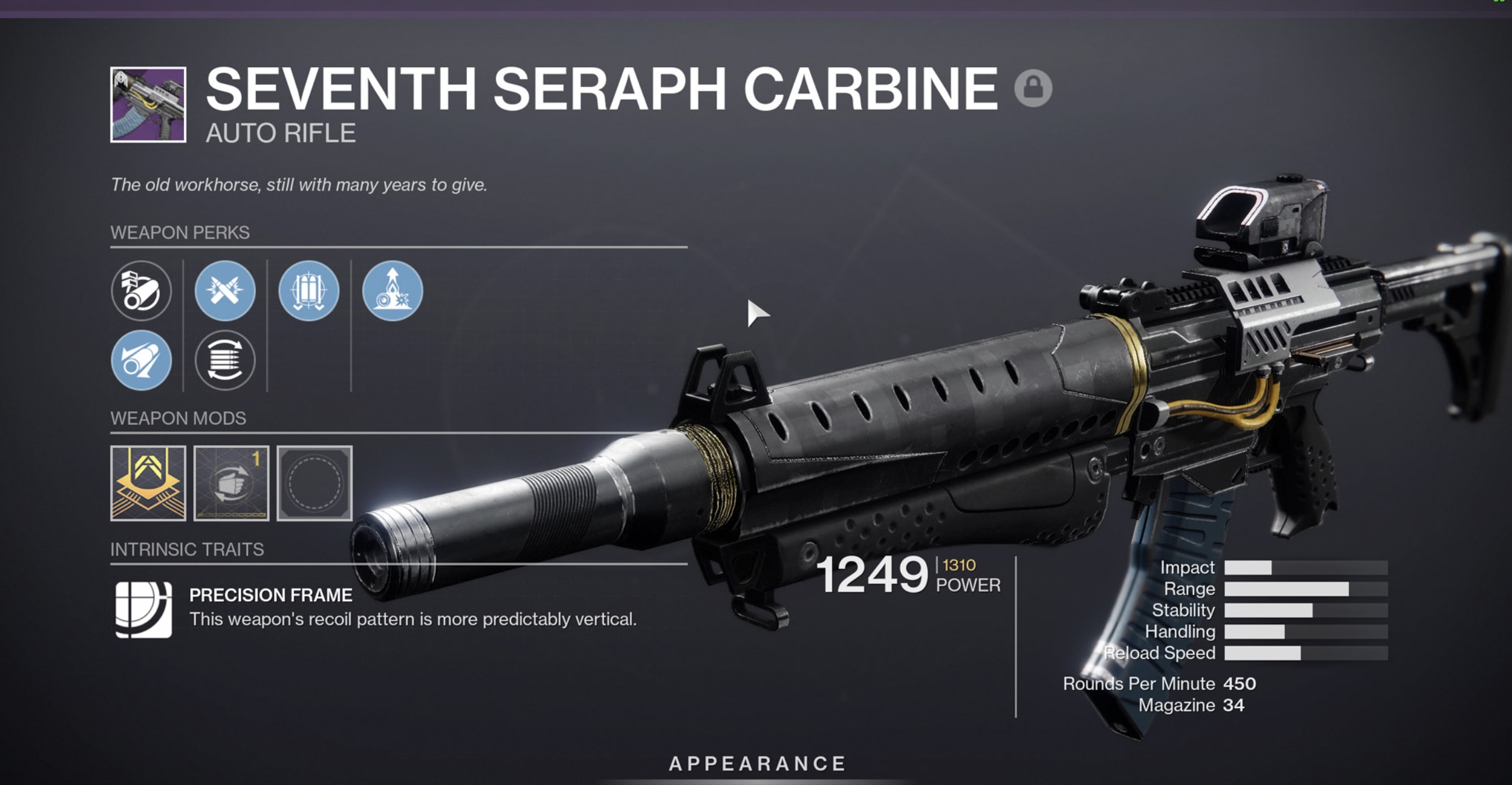Seventh Seraph Weapons Destiny 2